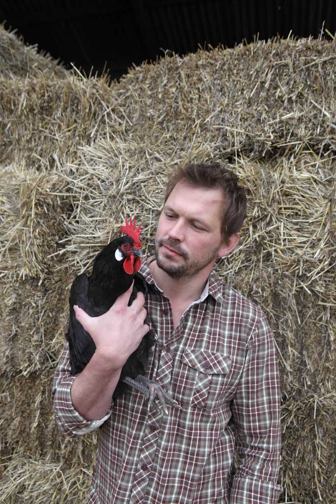 Doherty says: 'My first memory of food production is getting my first chickens when I was about 11'