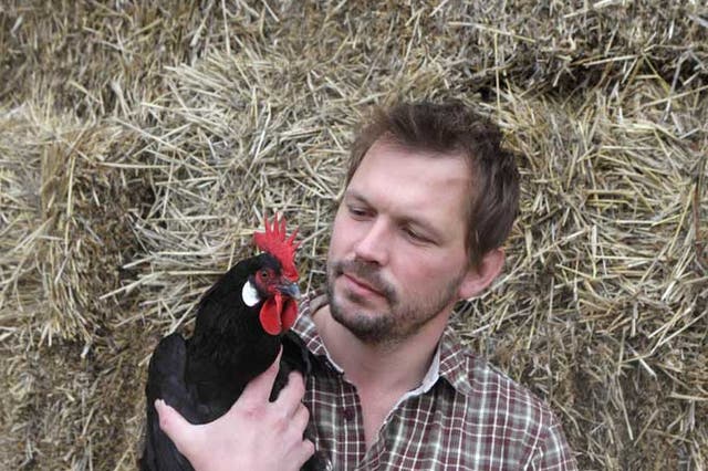Doherty says: 'My first memory of food production is getting my first chickens when I was about 11'