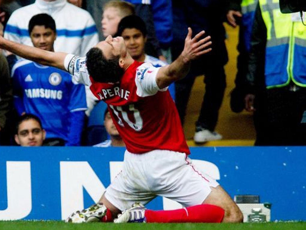 Robin van Persie's goals have Arsenal on the up and have put pressure on Chelsea