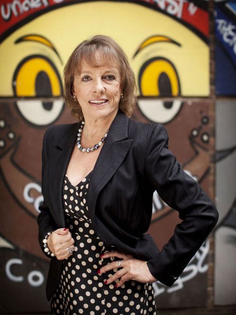 Esther Rantzen on Radio 5 Live plugging her book marking 25 years of ChildLine, Running Out Of Tears