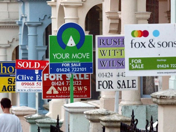 Around 40 per cent of people say that securing a mortgage is now harder than it was three months ago. (PA)
