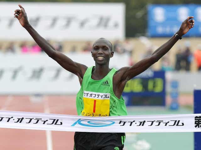Wilson Kipsang was just four seconds outside the world record