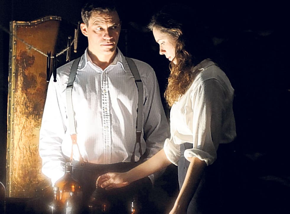 Brace yourself: Dominic West and Rebecca Hall in 'The Awakening'