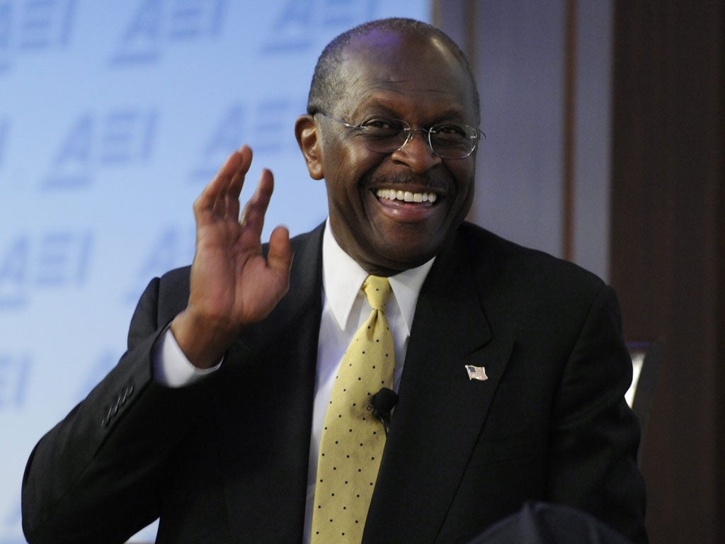 Herman Cain has emerged as a surprise Republican frontrunner