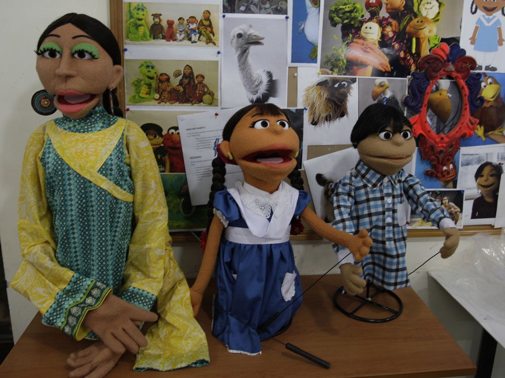 New faces on the Pakistani version of Sesame Street