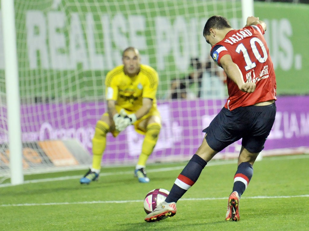 Hazard was voted Ligue 1 players' player of the year last season