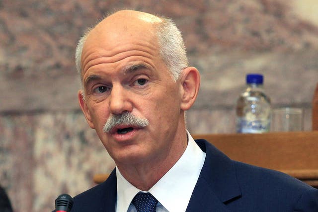 George Papandreou: The Greek PM says the people must make their own decision on the loan deal