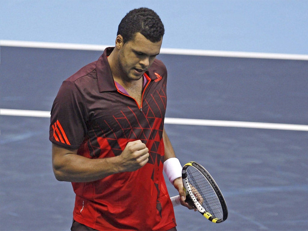 Tsonga came from behind to take victory