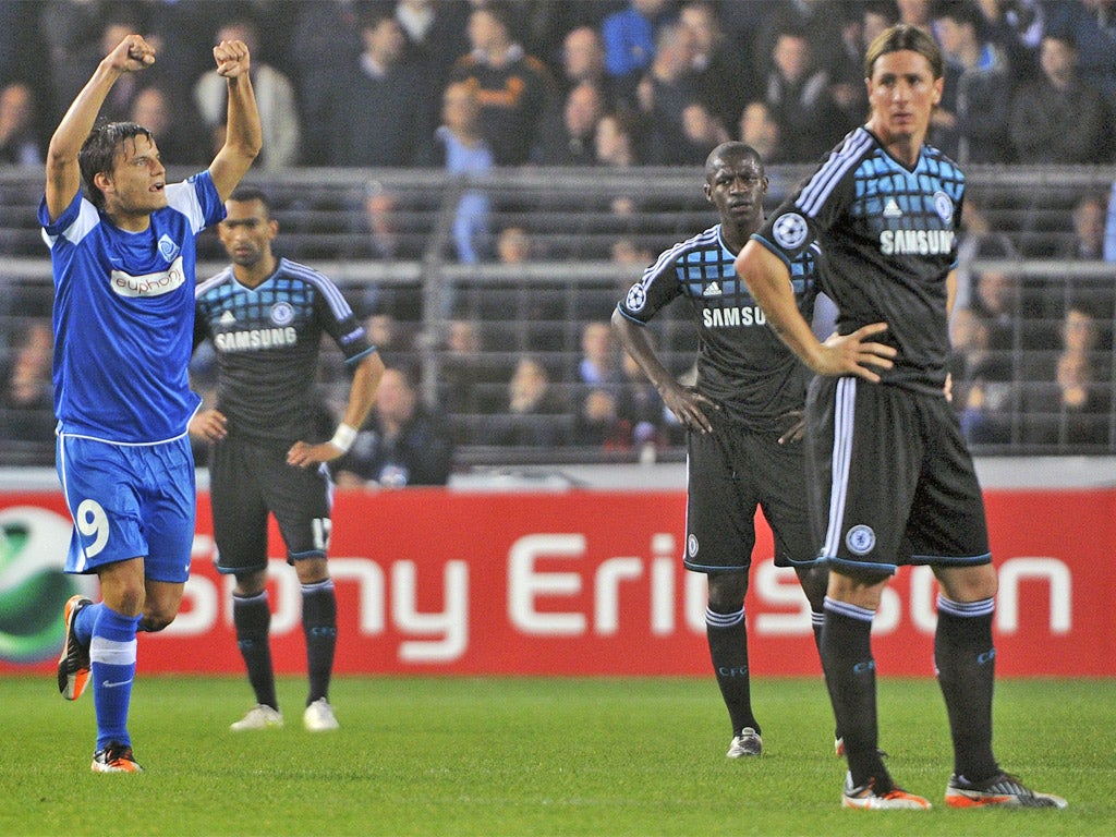 Jelle Vossen's equaliser prevented Chelsea from progressing through to the next round on the night