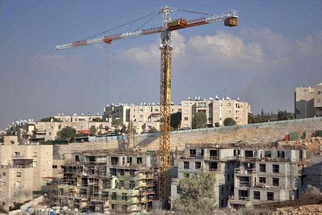 The Jewish settlement of Gilo, being built in East Jerusalem