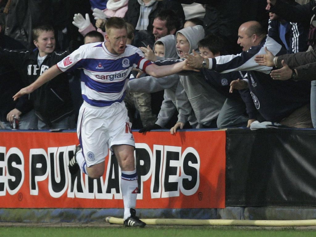 Steve Lomas pictured in his playing days at QPR
