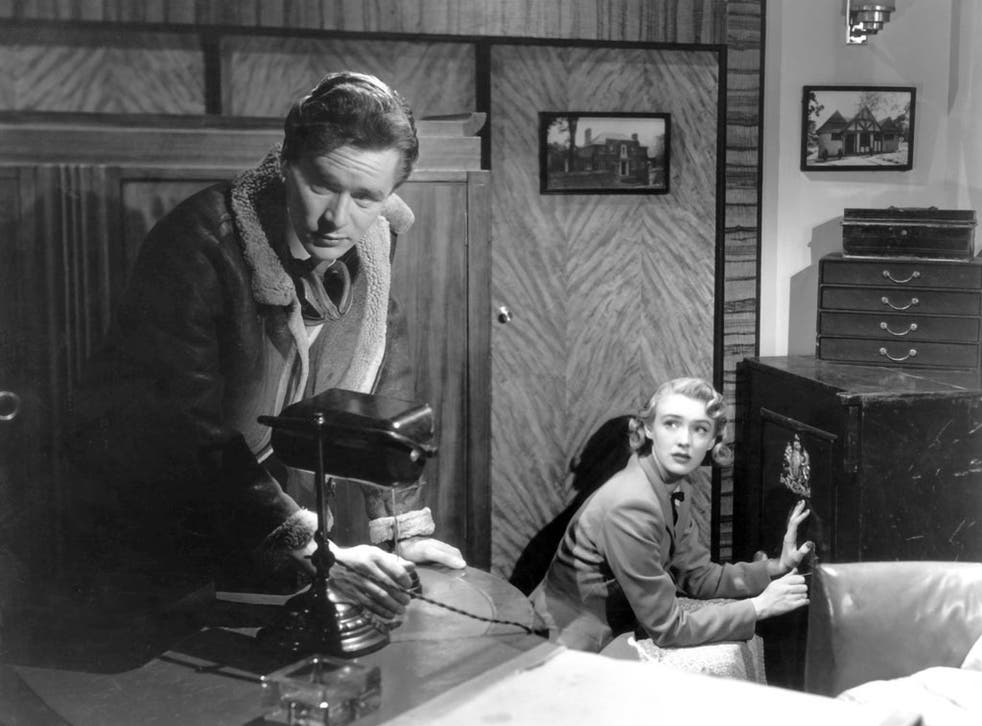 Early success: Hammond with Susan Shaw in the 1949 film 'Vote for Huggett'