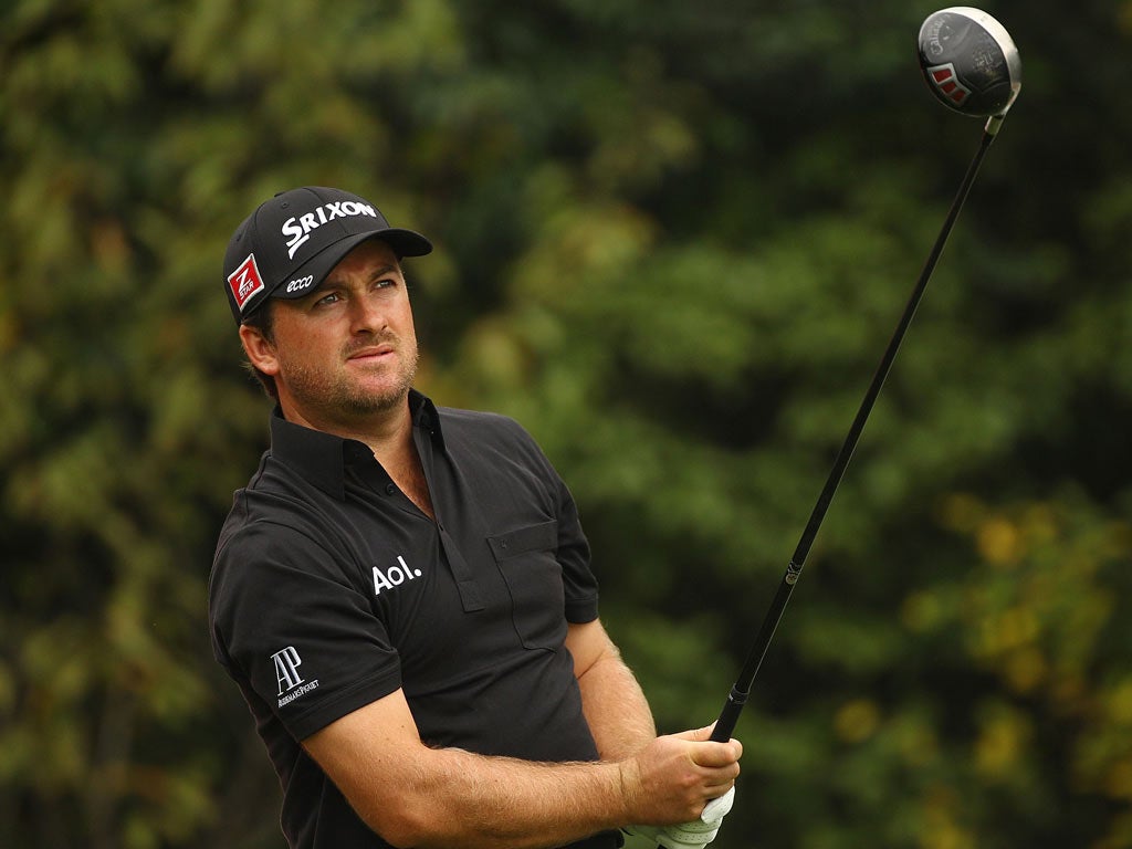 Graeme McDowell shot 81-82 over the weekend in Spain
but bounced back with a first-round 69 in Shanghai