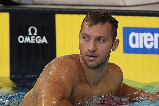 Ian Thorpe was relieved on his return to the pool