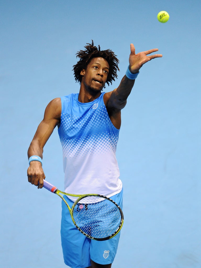 Gael Monfils must win the Paris Masters to secure one of three remaining places in the eight-man competition at the O2 Arena