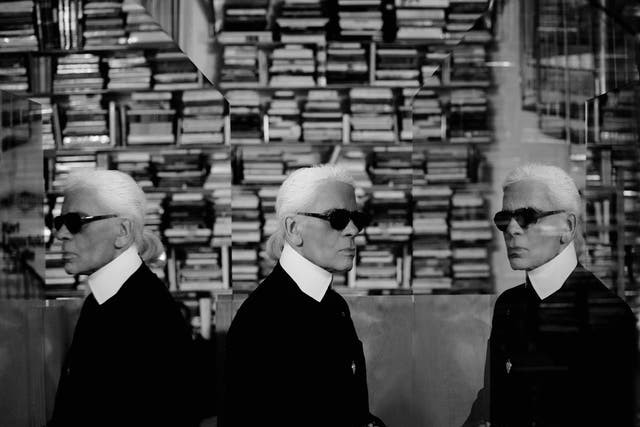 Man in the mirror: Karl Lagerfeld's self-portrait