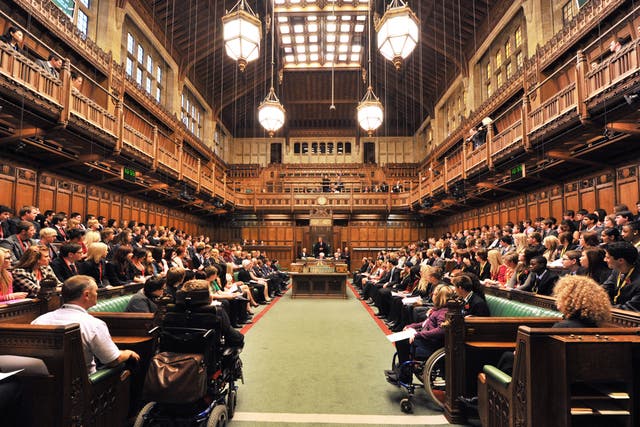The Youth Parliament in the House of Commons