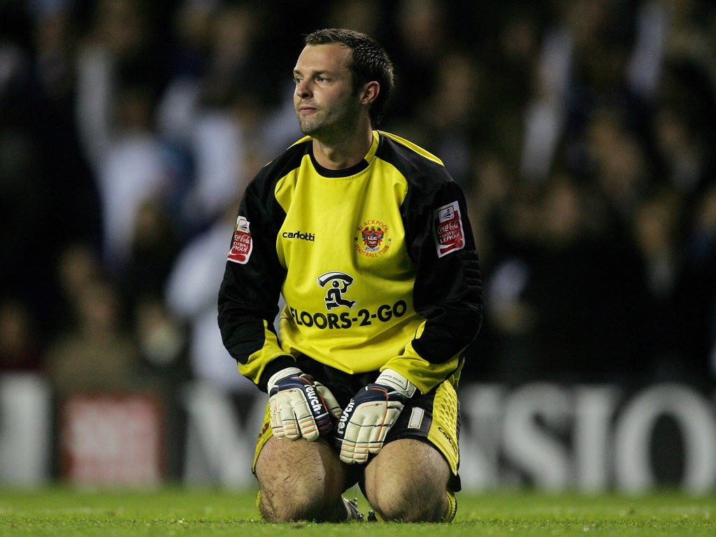 Paul Rachubka got crucified against Blackpool, letting in five goals