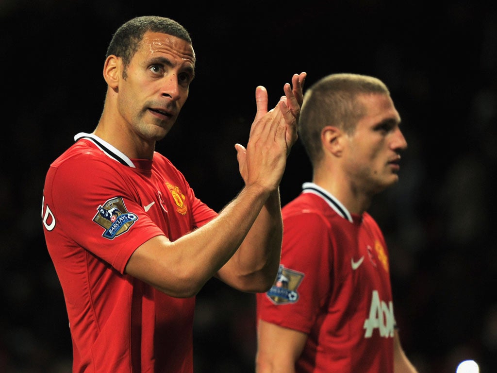 Rio Ferdinand is under pressure after his poor form