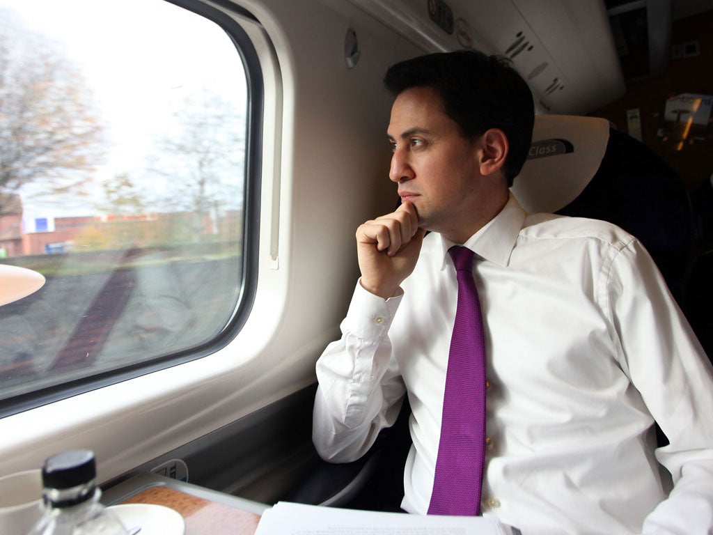 "David Cameron really is doing a terrific job of looking after the vested interests," Miliband said.