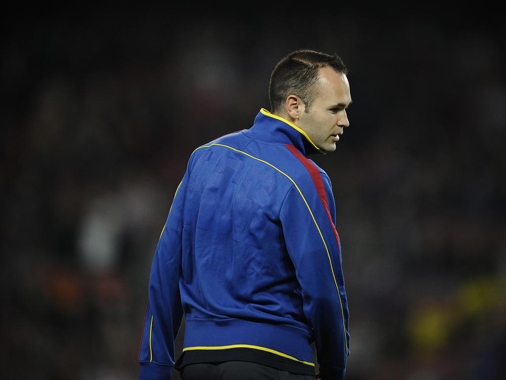 Iniesta could return for Barcelona's league match at Getafe on Saturday