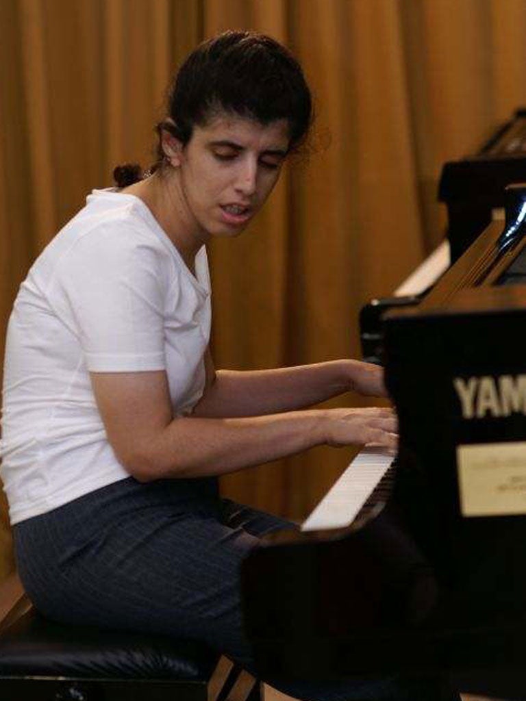 Palestinian pianist Rasha Hamad