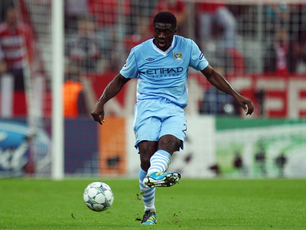 Kolo Toure has just returned to action for City