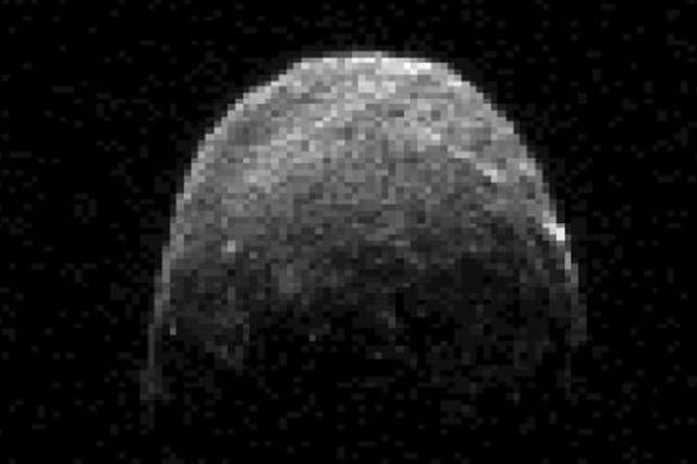 A radar image of asteroid 2005 YU55