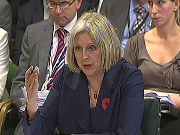 Theresa May answers questions about UK border controls today