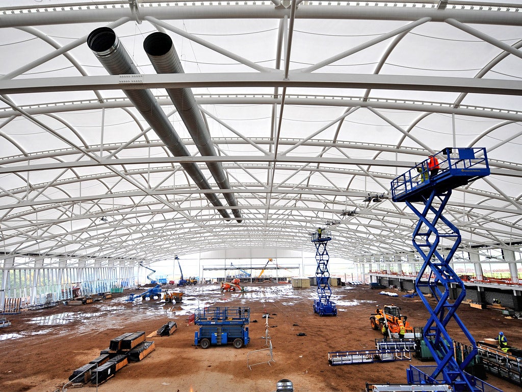 St George's Park begins to take shape