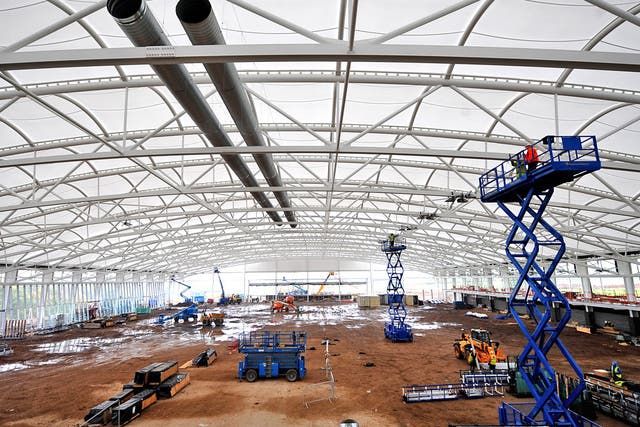 St George's Park begins to take shape