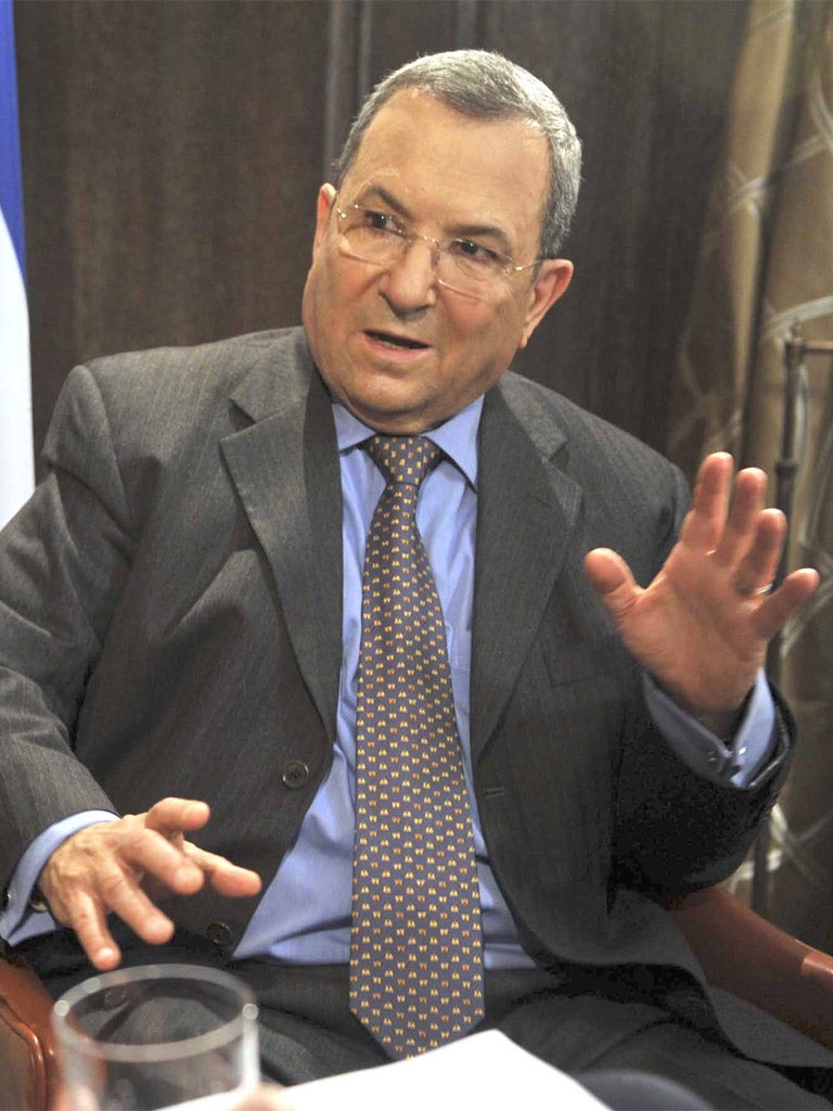 Ehud Barak insisted no decision had been taken on military action