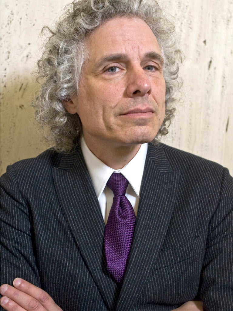 Steven Pinker: 'Climate change could produce a lot of misery and waste without necessarily leading to large-scale
armed conflict'
