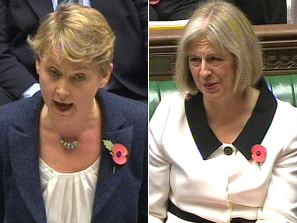 The shadow Home Secretary Yvette Cooper has led Labour's attack on Theresa May in the Commons this week