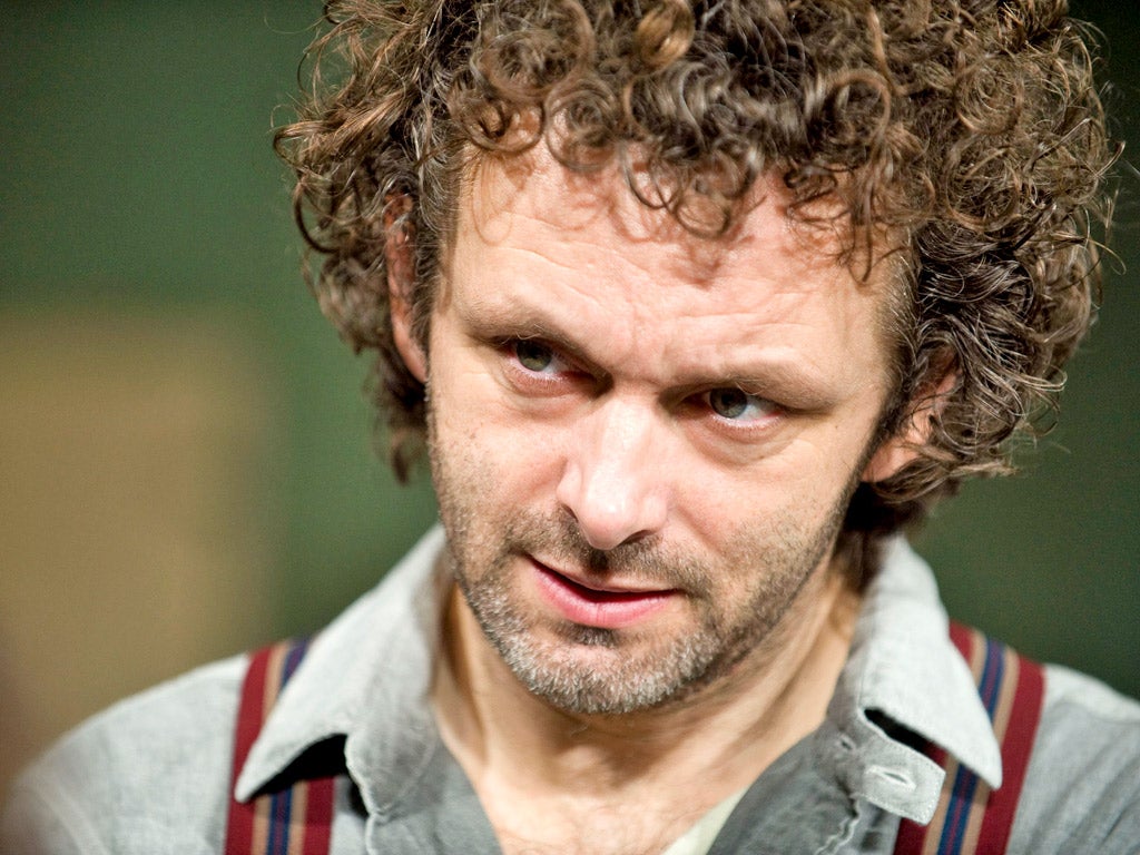 Edgy as well as extraordinarily manic: Michael Sheen as the Prince