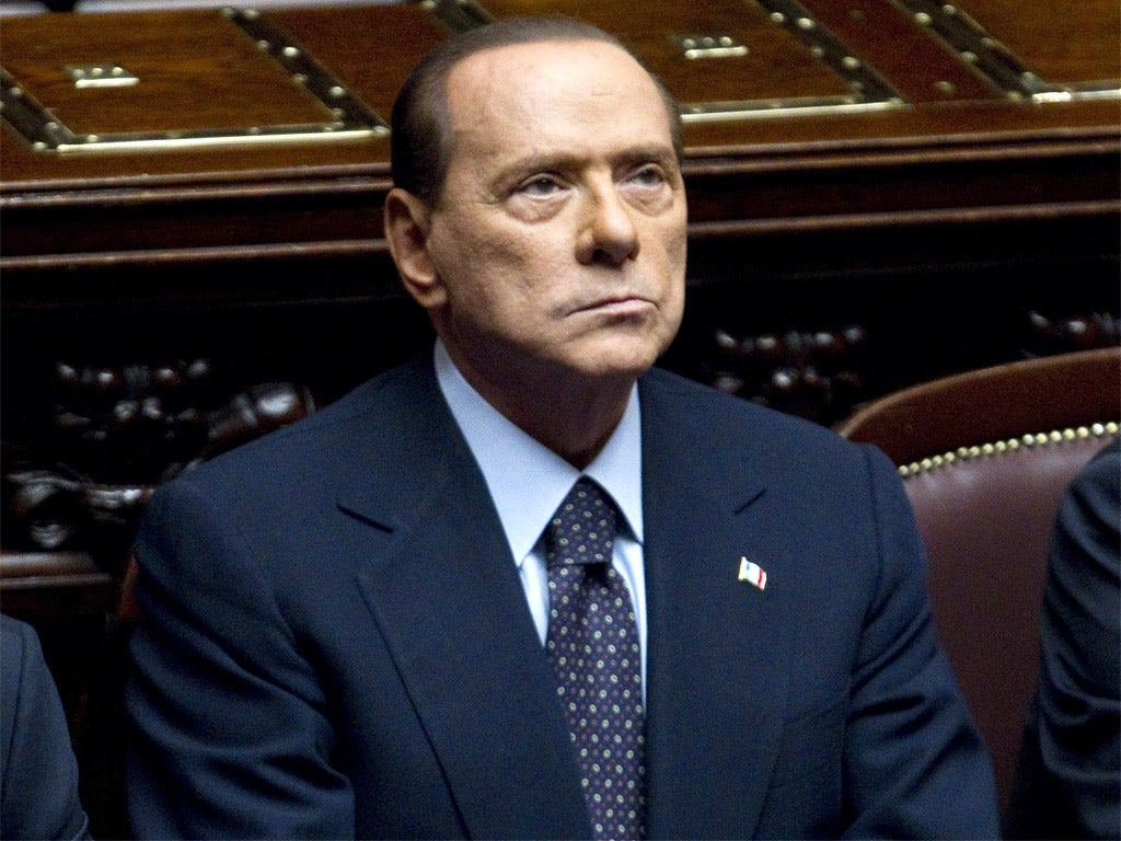 Most experts consider it extremely improbable that Berlusconi could seek to go back on his commitment