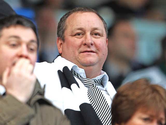 Newcastle United owner Mike Ashley
