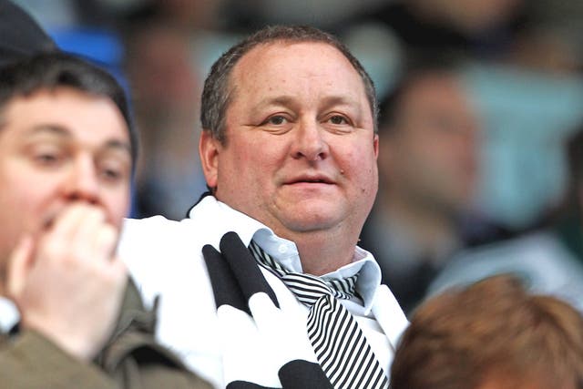 Newcastle United owner Mike Ashley