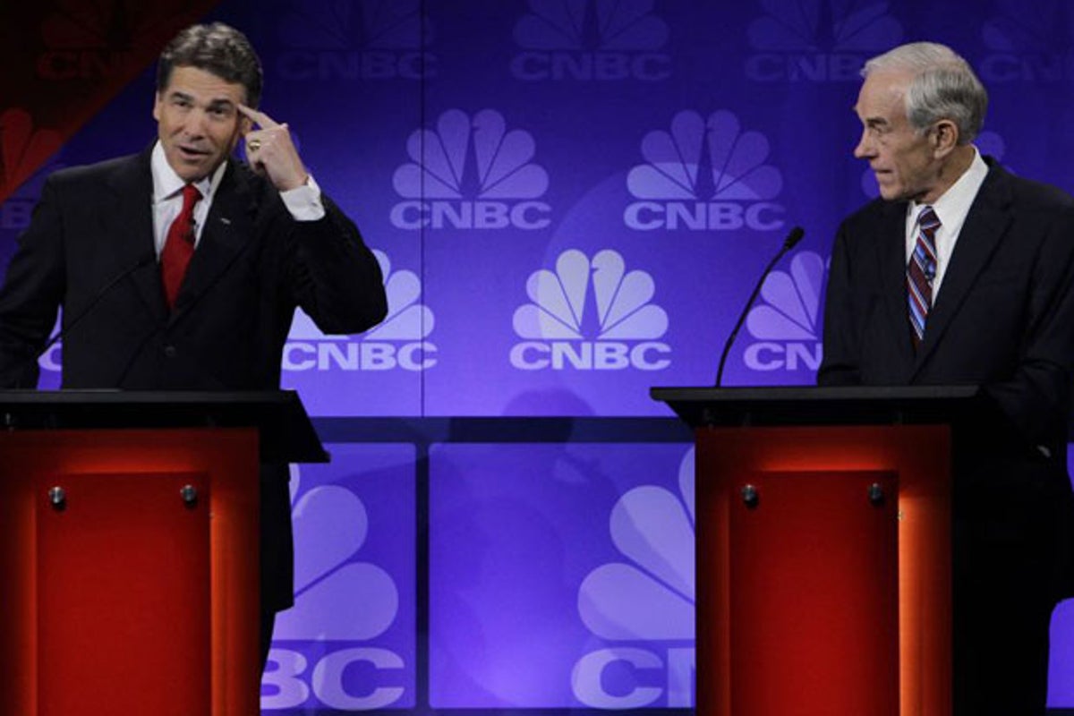 Rick Perry crashes in TV debate | The Independent | The Independent
