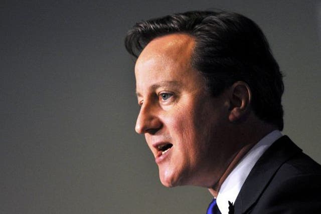 David Cameron said Italy now posed a danger to the eurozone's future