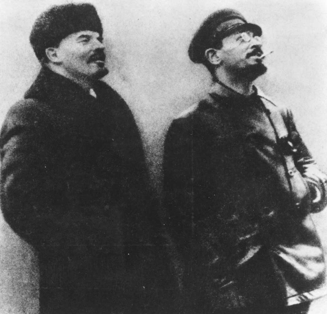 Leon Trotsky And Lenin