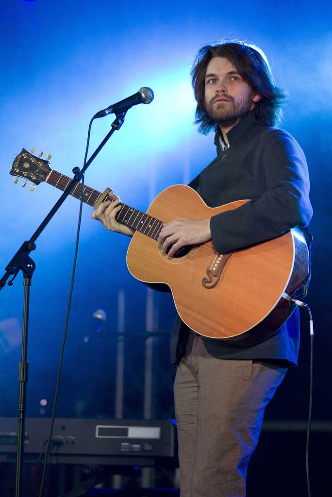 Making his theatre debut: Fyfe Dangerfield has composed the music for Howl's Moving Castle,which opens at
Southwark Playhouse on 28 November