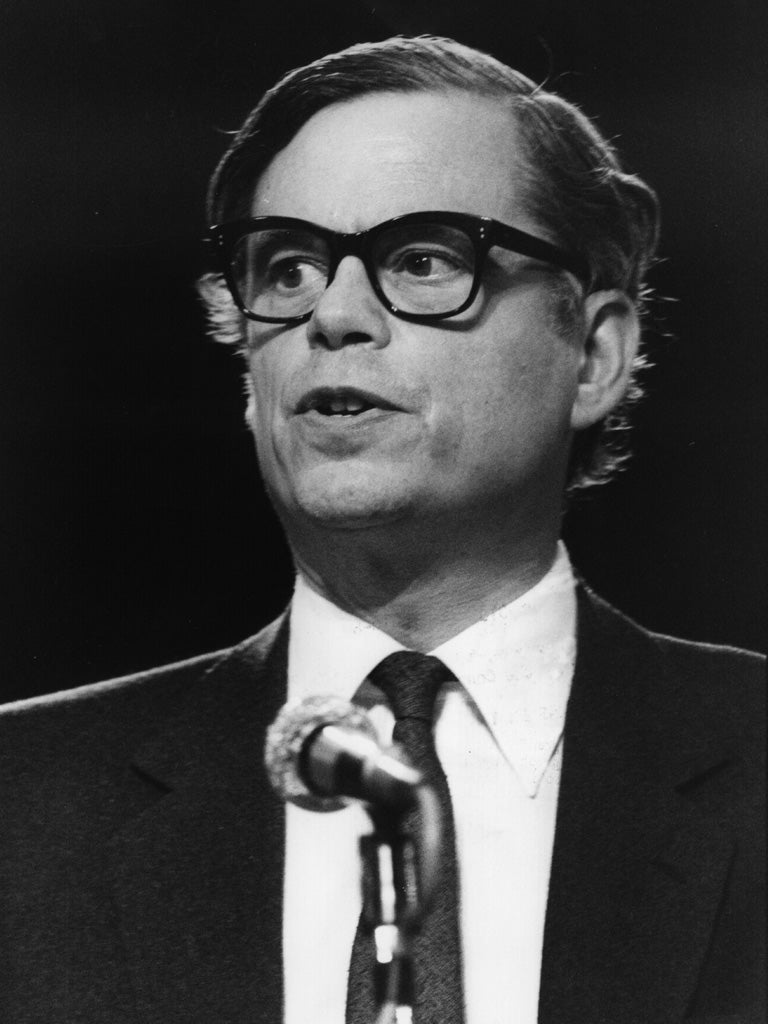 Raison at the Conservative conference in 1981