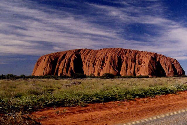 Uluru, Australia: Otherwise known as Ayers Rock, the 348m-high sandstone formation in central Australia is 9.4km in circumference and is a natural wonder particularly sacred to aboriginals