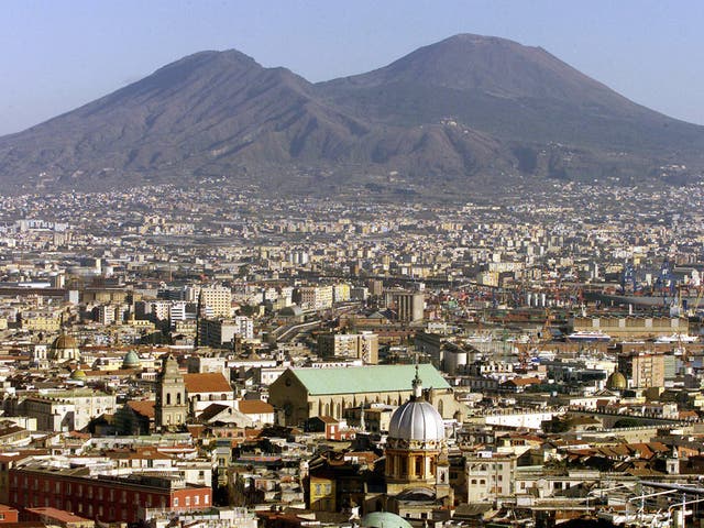 <p>Mount Vesuvius, Italy: Vesuvius, east of Naples, famously erupted in AD79, smothering the Roman cities of Pompeii and Herculaneum</p>