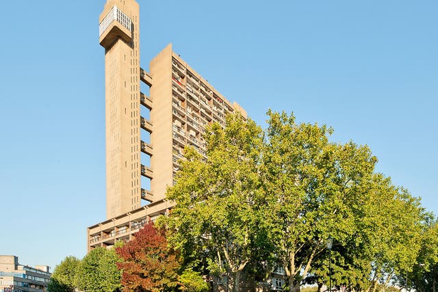 Trellick Tower in west London 