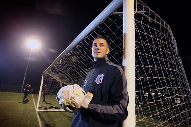 Sam Beasant, goalkeeper for Maidenhead United