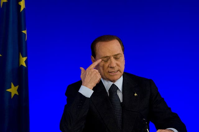 Silvio Berlusconi looking tired at the G20 Summit