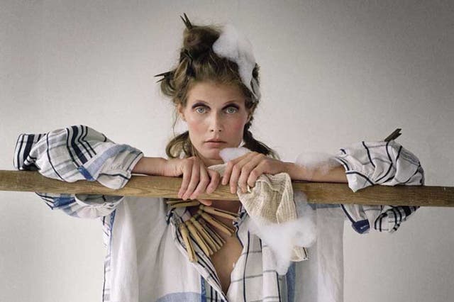 Autumn 2009: 'We made this dress out of Ikea tea towels for a Tim Walker shoot for British Vogue'