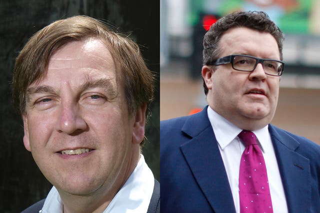 John Whittingdale (left) and Tom Watson (right) are two MPs on the hacking committee who are feeling divided